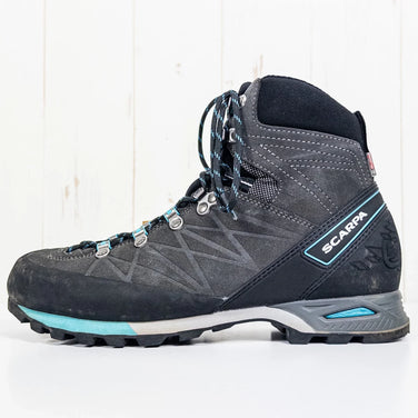Scarpa Marmolada Pro HD 女款 Shark/Octane 徒步靴，尺码 26.1 厘米，黑色 (z00053530)