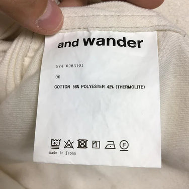 【Unisex XS アイボリー系】And Wander ( アンドワンダー ) サーモライト ネル チュニック Thermolite Nel Tunic フランネル シャツ 574-0283101 Unisex コットン ロングスリーブシャツ インナー シャツ トップス ウェア - 【公式】2ndGEAR（セカンドギア）Webショップ【登山用品・アウトドア用品専門 買取販売店】