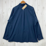 【Unisex XL ネイビー系】 Yamatomichi ( 山と道 ) ユーエル シャツ UL Shirt ポリエステル ウェア トップス インナー シャツ ロングスリーブシャツ 化繊 z00060120  化繊 ロングスリーブシャツ インナー シャツ トップス ウ