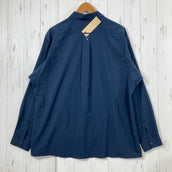 【Unisex XL ネイビー系】 Yamatomichi ( 山と道 ) ユーエル シャツ UL Shirt ポリエステル ウェア トップス インナー シャツ ロングスリーブシャツ 化繊 z00060120  化繊 ロングスリーブシャツ インナー シャツ トップス ウ