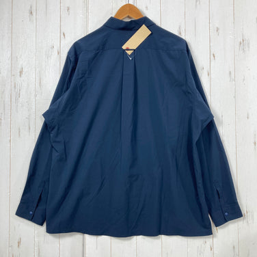 【Unisex XL ネイビー系】 Yamatomichi ( 山と道 ) ユーエル シャツ UL Shirt ポリエステル ウェア トップス インナー シャツ ロングスリーブシャツ 化繊 z00060120  化繊 ロングスリーブシャツ インナー シャツ トップス ウ