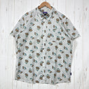 【Men's XL ホワイト系】 2023 Patagonia ( パタゴニア ) ゴー トゥ シャツ Go To Shirt SMRW オーガニックコットン ウェア トップス インナー シャツ ショートスリーブシャツ 化繊 z00059987 SMRW 化繊 ショー-1