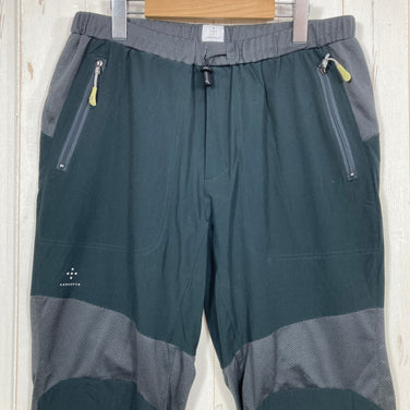 [Men's L Charcoal] Axesquin Mesh Trek Pants Stretch Quick Dry Nylon Wear Bottoms Long Pants Softshell z00058629 Softshell Long Pants Bottom