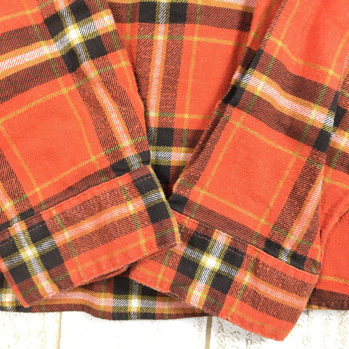 【Men's S オレンジ系】 Patagonia ( パタゴニア ) ロングスリーブ ライトウェイト フィヨルド フランネル シャツ Long Sleeve Lightweight Fjord Flannel Shirt 54020 International M