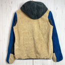 【Men's S ベージュ系】 Chums ( チャムス ) ボンディング フリース ジップ パーカー Bonding Fleece Zip Pakha Blue Crazy ポリエステル ウェア トップス アウター ジャケット フリース z00055529 Blu-2