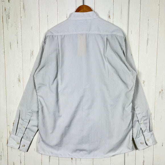 【Men's S グレー系】 Montbell ( モンベル ) WIC. ライト スタンドカラー シャツ Wickron Light Stand Collar Shirt 吸汗速乾 UVカット ポリエステル ウェア トップス インナー シャツ ロングスリーブシャ