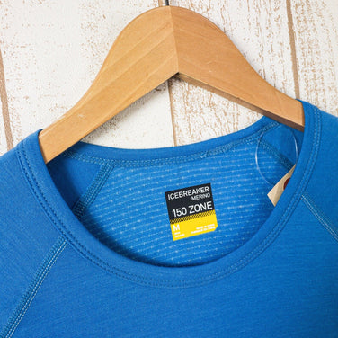 【Men's M ブルー系】 Icebreaker ( アイスブレーカー ) 150 ゾーン ロングスリーブ クルー 150 ZONE LS CREWE メリノウール ウェア トップス インナー シャツ ロングスリーブTシャツ クルーネック ウール z000510 - 【公式】2ndGEAR（セカンドギア）Webショップ【登山用品・アウトドア用品専門 買取販売店】