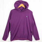 The North Face 男式超细羊毛连帽衫，尺码 M（紫色），涤纶，外套，夹克，羊毛，z00052906