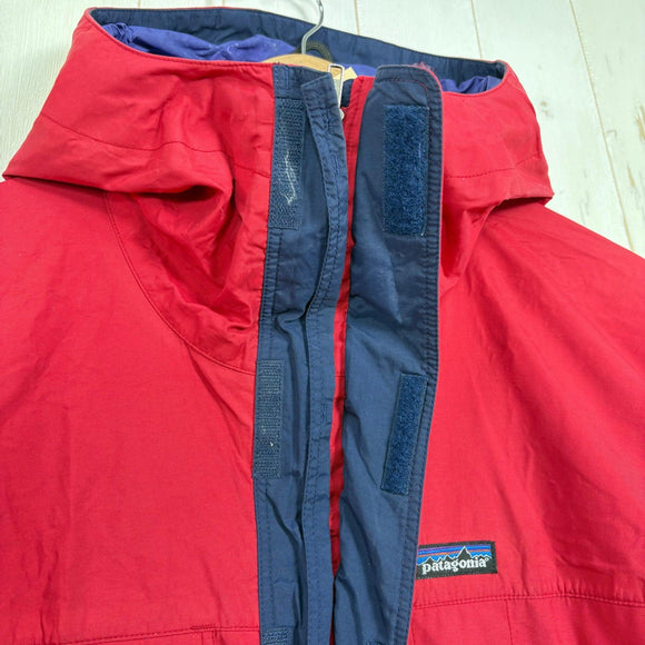 【Men's S レッド系】 1997 Patagonia ( パタゴニア ) トリオレット ジャケット TRIOLET JACKETS Burnt Chili / Classic Navy ナイロン ウェア トップス アウター ジャケット ハードシェル z000