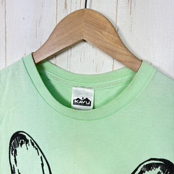 【Men's S グリーン系】 Kavu ( カブー ) ドッグティー Dog Tee コットン ウェア トップス インナー シャツ ショートスリーブシャツ コットン z00054187  コットン ショートスリーブシャツ インナー シャツ トップス ウェア - 0
