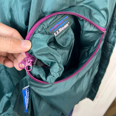 【Men's M-Regular ネイビー系】 1990s Llbean ( エルエルビーン ) カタディン プリマロフト パファー ジャケット Katahdin Primaloft Puffer Jacket 旧タグ 生産終了モデル 入手困難 カタディンタグ 化繊ダウン ウェア