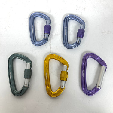 【OneSize イエロー系】 Trango ( トランゴ ) ビレイデバイス・カラビナ12点セット ロッククライミングギア z00057255  ロッククライミングギア