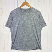 【男士 M 灰色系】 2019 Patagonia (巴塔哥尼亚) Capilene Cool Daily Shirt FEA 聚酯纤维 上衣 内搭 衬衫 短袖T恤 圆领 化纤