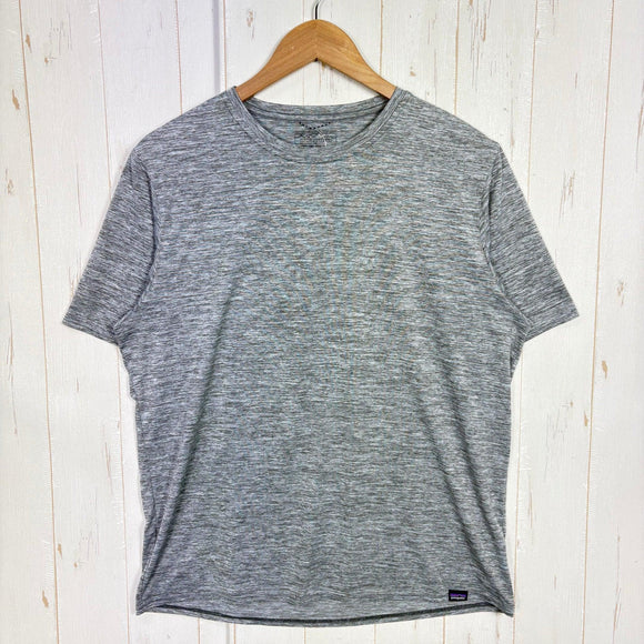 【Men's M グレー系】 2019 Patagonia ( パタゴニア ) キャプリーン クール デイリー シャツ Cap Cool Daily Shirt FEA ポリエステル ウェア トップス インナー シャツ ショートスリーブTシャツ クルーネック 化繊