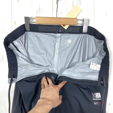 【Men's XL ブラック系】 Karrimor ( カリマー ) WTX LT レイン パンツ WTX LT Rain Pants ナイロン ウェア ボトムス ロングパンツ レインシェル z00058831  レインシェル ロングパンツ ボトムス ウェア