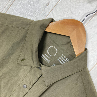 【Women's M グリーン系】 Yamatomichi ( 山と道 ) バンブー ショートスリーブ シャツ Bamboo Short Sleeve Shirt レーヨン ウェア トップス インナー シャツ ショートスリーブシャツ  z00060096   ショートス