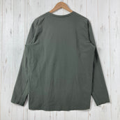 【Men's M グリーン系】 Houdini ( フーディニ ) カバー クルー Cover Crew ポリエステル ウェア トップス インナー シャツ ロングスリーブTシャツ クルーネック 化繊 z00059685  化繊 ロングスリーブTシャツ クルーネック