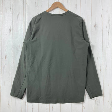 【Men's M グリーン系】 Houdini ( フーディニ ) カバー クルー Cover Crew ポリエステル ウェア トップス インナー シャツ ロングスリーブTシャツ クルーネック 化繊 z00059685  化繊 ロングスリーブTシャツ クルーネック - 0