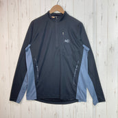 【Men's XL ブラック系】 Millet ( ミレー ) ハーフジップ ロングスリーブ メッシュティー ポリエステル ウェア トップス インナー シャツ ロングスリーブシャツ 化繊 z00060397  化繊 ロングスリーブシャツ インナー シャツ トップス ウ