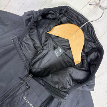 【Men's S ブラック系】 Montbell ( モンベル ) EXライト サーマラップ パーカ EX Light Thermawrap Parka 化繊ダウン ウェア トップス アウター ジャケット 化繊インサレーション z00058010  化繊インサレーシ