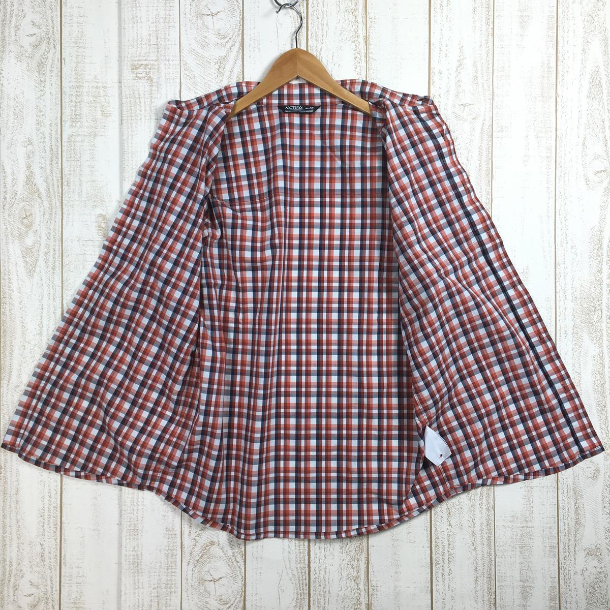 【Men's S レッド系】 Arcteryx ( アークテリクス ) ブローム ショートスリーブ シャツ Brohm Short Sleeve Shirt 17217/X000000616 International Men's  化繊 ショートスリーブシャツ