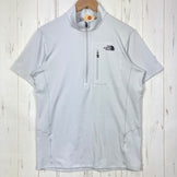 【Men's S グレー系】 The North Face ( ザ・ノースフェイス ) ショート スリーブ フラッシュドライ スリーディー ジップ アップ Short Sleeve Flashdry 3D Zip Up ポリエステル ウェア トップス インナー シ