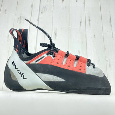Evolv Geshido Lace 女款 23.5cm 粉色/珊瑚色/白色攀岩鞋，货号 z00054594，珊瑚色/白色