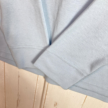 Montbell Wickron Fit Long Sleeve T-Shirt, Women's Size L, Blue. Polyester Crew Neck T-Shirt with Synthetic Fiber. Product Code: z0005407