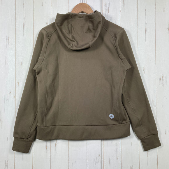 【Women's L ブラウン系】 Marmot ( マーモット ) クライム 3250 コル パーカー Climb 3250 Col Parka 吸放湿 高速消臭 吸水速乾 ストレッチ ポリエステル ウェア トップス インナー シャツ フーディ 化繊 z0006164