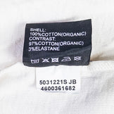 Men's Medium Ivory Jackwolfskin JP WHW PEAK WOLF Tee, Organic Cotton, Short Sleeve Shirt