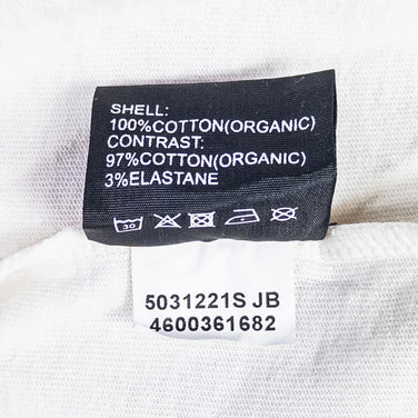 Men's Medium Ivory Jackwolfskin JP WHW PEAK WOLF Tee, Organic Cotton, Short Sleeve Shirt