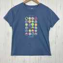 【Women's XS ネイビー系】 Montbell ( モンベル ) WIC.T Women's ウェザーシンボル Weather Symbol 吸水速乾 UVカット 光触媒消臭 ポリエステル ウェア トップス インナー シャツ ショートスリーブTシャツ クルーネック-1
