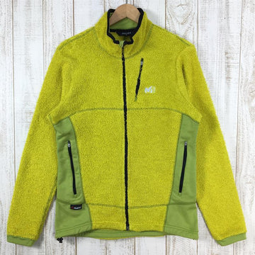 【Men's M イエロー系】 Millet ( ミレー ) ハイパイル フリース ジャケット Hipile Fleece Jacket ポーラテック ハイロフト パワーストレッチ Men's フリース アウター ジャケット トップス ウェア - 【公式】2ndGEAR（セカンドギア）Webショップ【登山用品・アウトドア用品専門 買取販売店】