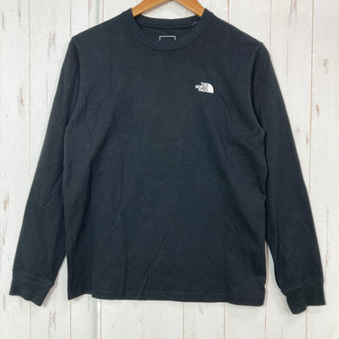 【Women's L ブラック系】 The North Face ( ザ・ノースフェイス ) ロングスリーブ バック スクエア ロゴ ティー L/S Back Square Logo Tee コットン ウェア トップス インナー シャツ ロングスリーブTシャツ クルーネ