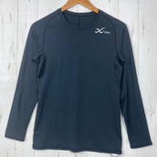 【Women's L ブラック系】 Cw-X ( シーダブリューエックス ) スポーツトップ セカンドボディ2.0 ポリエステル ウェア トップス インナー シャツ ロングスリーブTシャツ クルーネック 化繊 z00058466  化繊 ロングスリーブTシャツ クルーネ