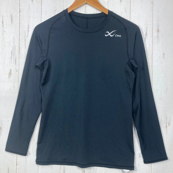 【Women's L ブラック系】 Cw-X ( シーダブリューエックス ) スポーツトップ セカンドボディ2.0 ポリエステル ウェア トップス インナー シャツ ロングスリーブTシャツ クルーネック 化繊 z00058466  化繊 ロングスリーブTシャツ クルーネ