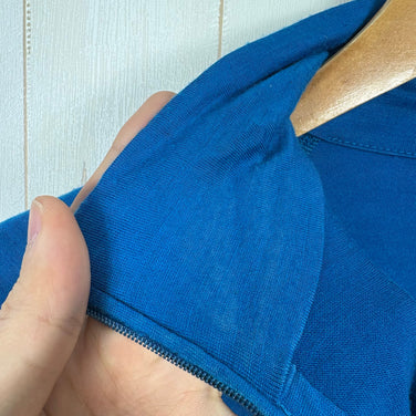 【Women's M ブルー系】 Icebreaker ( アイスブレーカー ) 200 ボディフィット ハーフジップ ロングスリーブ シャツ メリノウール ウェア トップス インナー シャツ ロングスリーブシャツ ウール z00055030  ウール ロングスリーブ