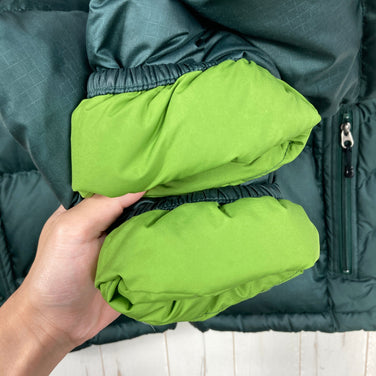 【Men's L グリーン系】 2007 Patagonia ( パタゴニア ) ダウン ジャケット Down Jacket Arboretum Green 生産終了モデル 入手困難 700フィルパワー グースダウン リップストップ ダウン ウェア トップス アウタ