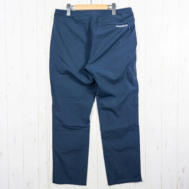 Montbell 男式 L 短裤海军蓝酷裤，尼龙，长裤 (z00053215)