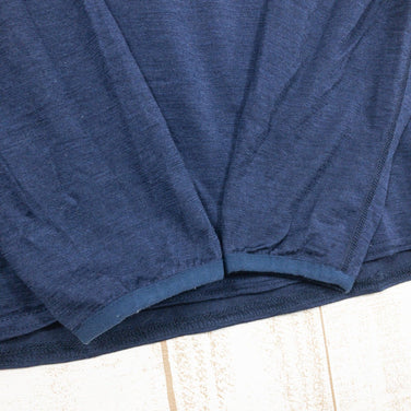 【Men's L ネイビー系】 Nanga ( ナンガ ) メリノウール インナー ロングスリーブ ティー Merino Wool Long Sleeve Tee メリノウール Asian Men's ウール ロングスリーブTシャツ クルーネック インナー シャツ - 【公式】2ndGEAR（セカンドギア）Webショップ【登山用品・アウトドア用品専門 買取販売店】
