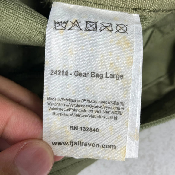 【Unisex OneSize グリーン系】 Fjallraven ( フェールラーベン ) ギア バッグ ラージ Gear Bag Large G-1000 HeavyDuty 4L ポリエステル バッグ ストレージ パッキングサック スタッフサック インナーポーチ z0006