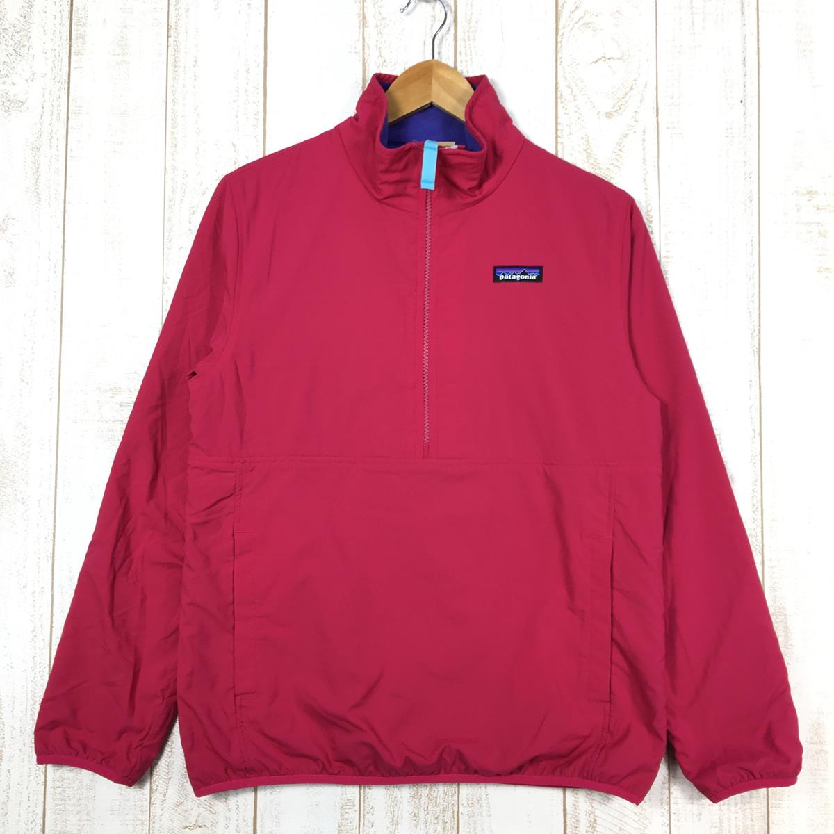 [Women's S Purple] Patagonia Reversible Snap-T Glissade Pullover Windproof Fleece Jacket 25290 International W