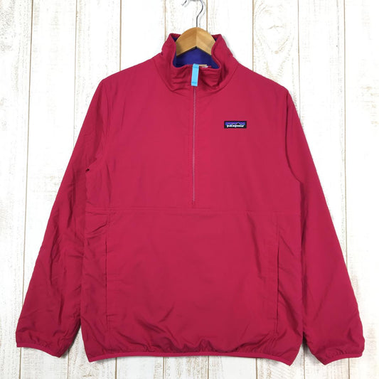 [Women's S Purple] Patagonia Reversible Snap-T Glissade Pullover Windproof Fleece Jacket 25290 International W