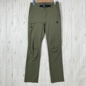 【Women's XS グリーン系】 Mammut ( マムート ) アジリティ スリム パンツ アジアンフィット ウィメンズ AEGILITY Slim Pants AF Women ストレッチ DWR 一体型ベルト ナイロン ウェア ボトムス ロングパンツ ソフトシェ