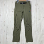 【Women's XS グリーン系】 Mammut ( マムート ) アジリティ スリム パンツ アジアンフィット ウィメンズ AEGILITY Slim Pants AF Women ストレッチ DWR 一体型ベルト ナイロン ウェア ボトムス ロングパンツ ソフトシェ