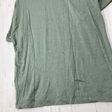 【Men's L グリーン系】 Elkex（エルケクス） メリノウール クルーネック ティー Merino Wool Crew Neck Tee メリノウール ウェア トップス インナー シャツ ショートスリーブTシャツ クルーネック ウール z00059310