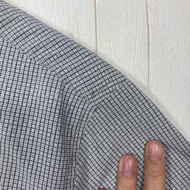 【Women's S グレー系】 Millet ( ミレー ) インセクト バリヤー ロングスリーブ チェック シャツ INSECT BARRIER LS CHK SHIRT ポリエステル ウェア トップス インナー シャツ ロングスリーブシャツ 化繊 z000604