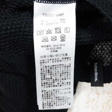 【Men's L ブラック系】 Teton Bros ( ティートンブロス ) モブ ウール ロングスリーブ Mob Wool Ling Sleeve メリノウール TB223-68M Asian Men's ウール ロングスリーブTシャツ クルーネック インナー - 【公式】2ndGEAR（セカンドギア）Webショップ【登山用品・アウトドア用品専門 買取販売店】