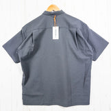 Men's Medium Gray Ridge Mountain Gear Comfy Pullover Short Sleeve Shirt, Charcoal Slate Polyester
