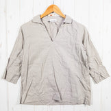 【Women's S グレー系】 Montbell ( モンベル ) カミコ プルオーバー シャツ KAMICO Pullover Shirt コットン ウェア トップス インナー シャツ ショートスリーブシャツ コットン z00052287 コットン ショートスリ - 【公式】2ndGEAR（セカンドギア）Webショップ【登山用品・アウトドア用品専門 買取販売店】